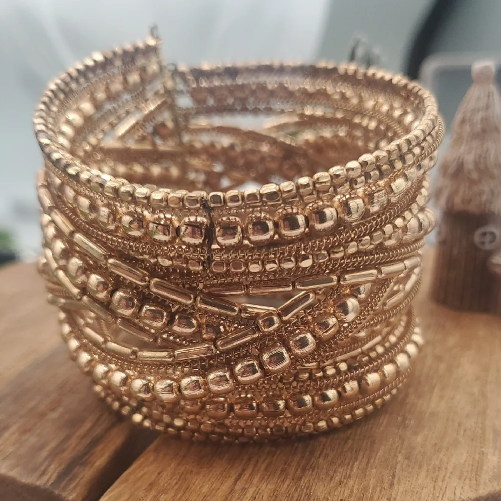 Showstopper India Bangle Bracelet Cuff Overflow‎